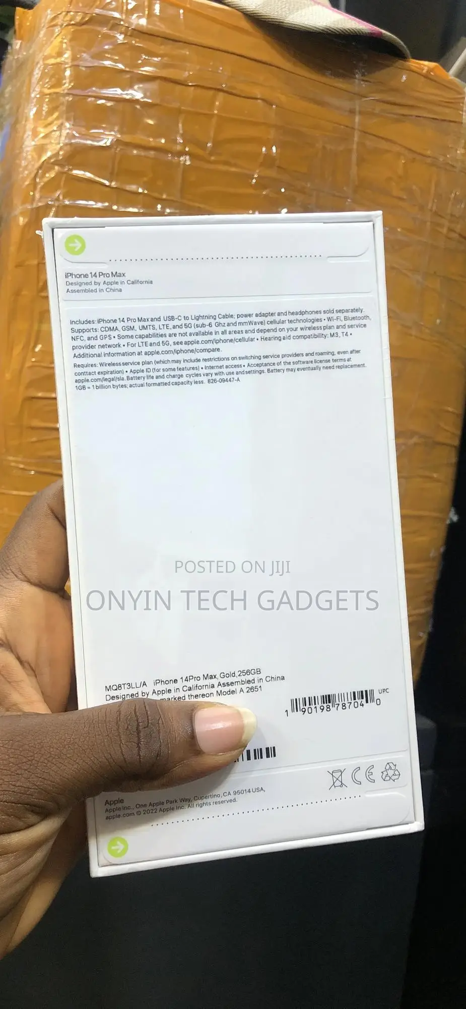 New Apple iPhone 14 Pro Max 256 GB Gold