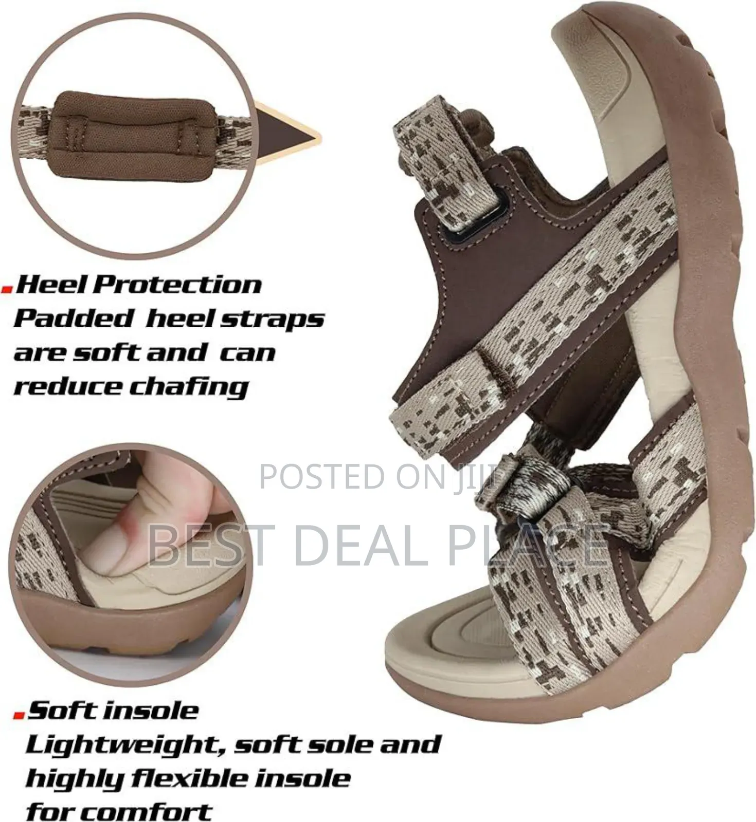 Grition Breathable Women’S Outdoor Trekking Sandals