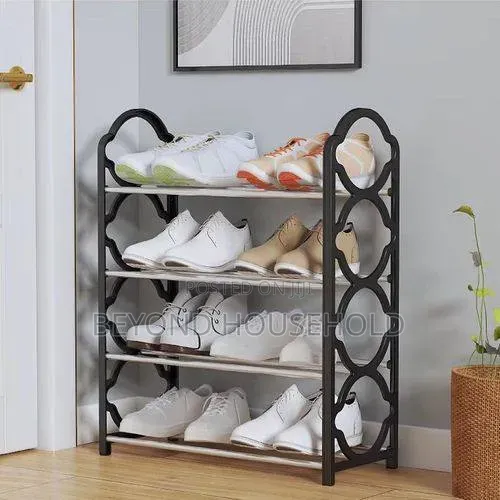4-Tier Space-Saving Shoe Rack