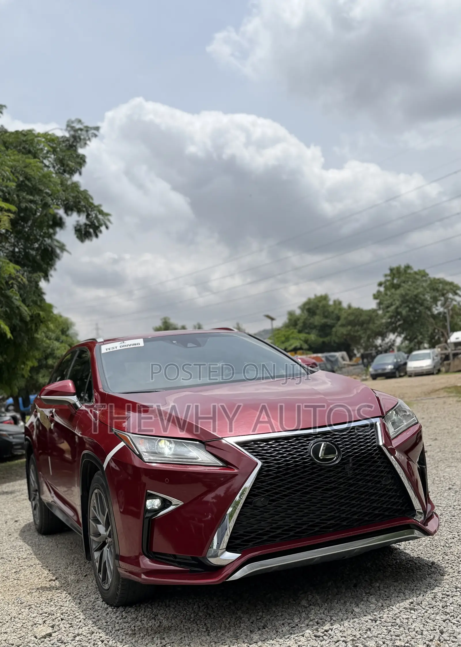 Lexus RX 350 F Sport AWD 2017 Red