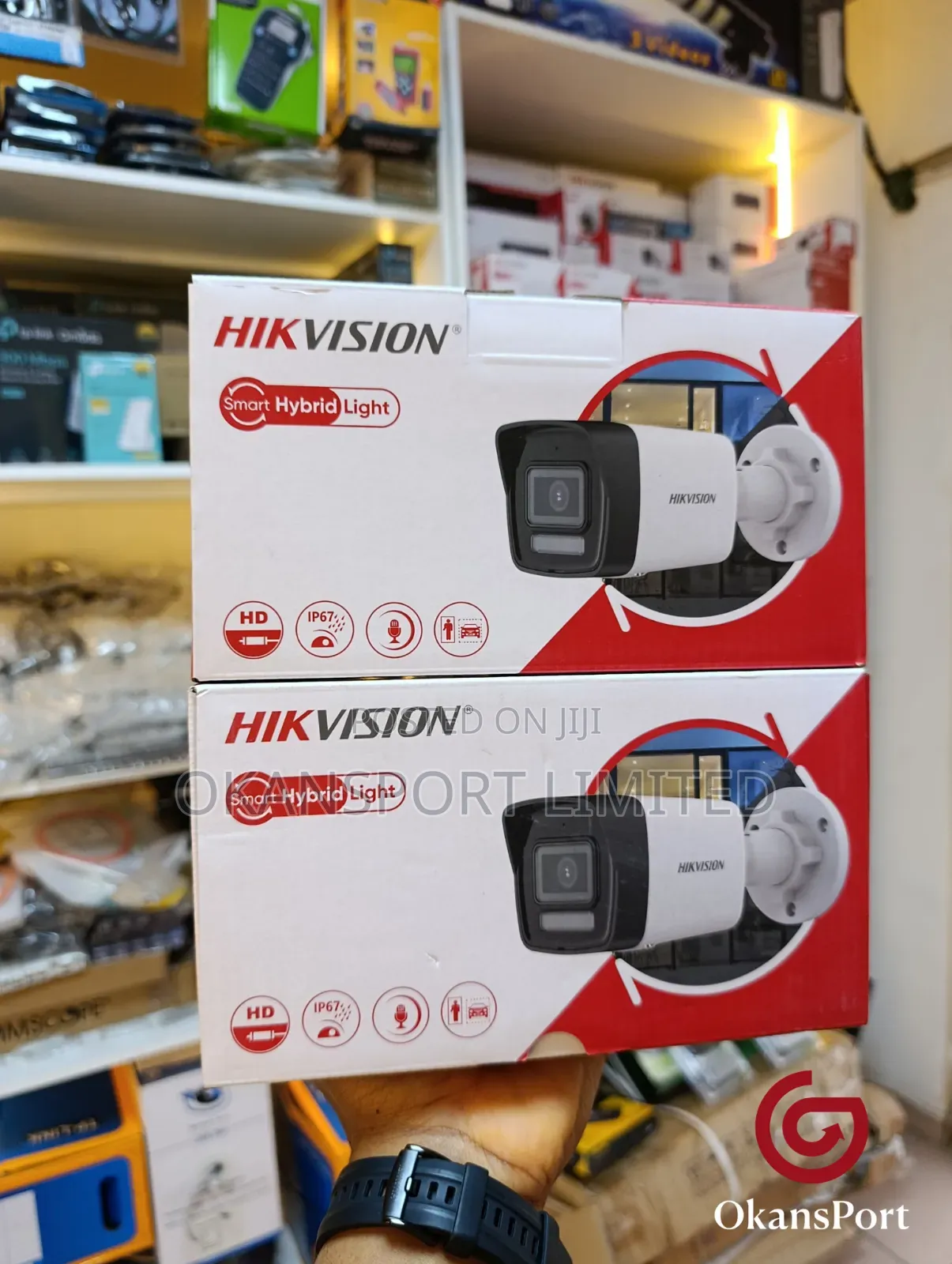 Smart Light Ip Network Camera 2mp 4mp 5 Hikvision Dahua Indoor Outdoor