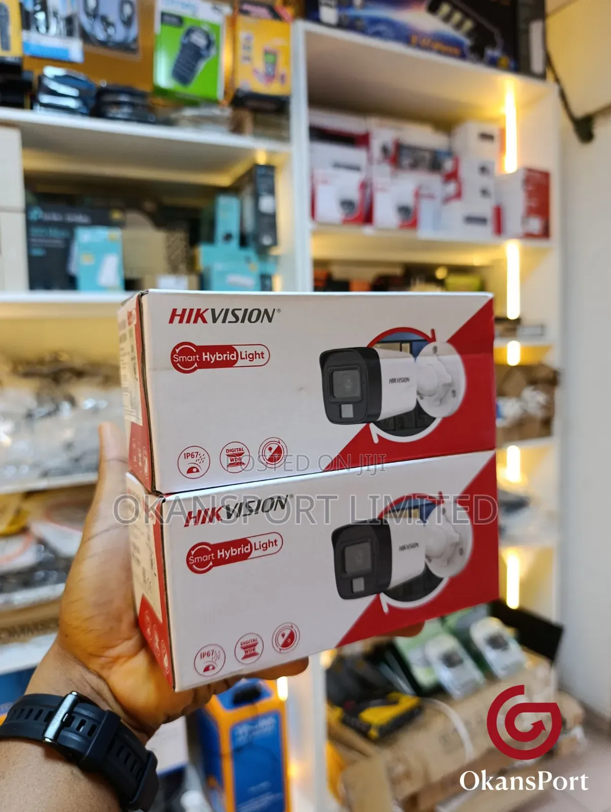 Smart Light Ip Network Camera 2mp 4mp 5 Hikvision Dahua Indoor Outdoor