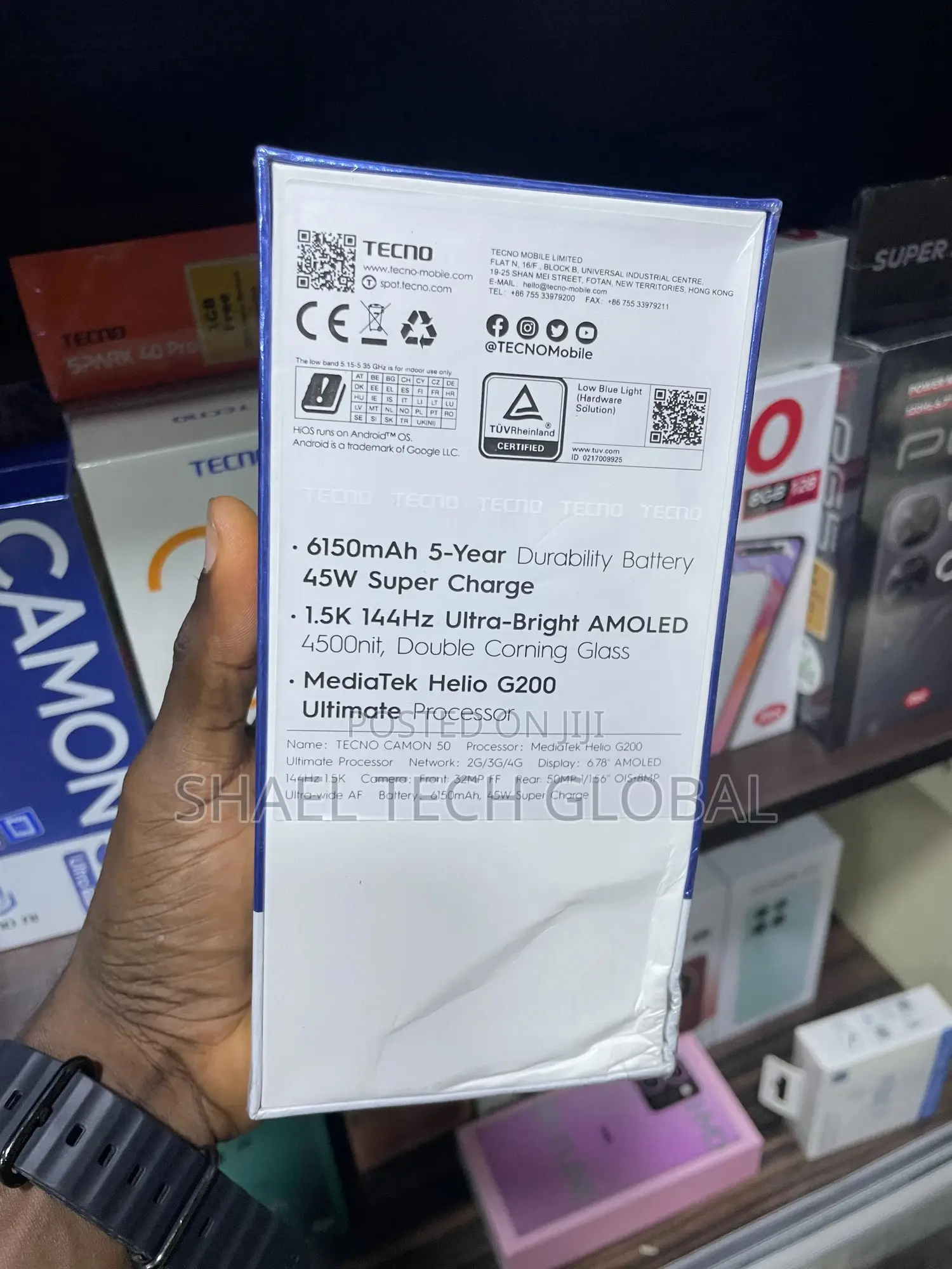 New Tecno Camon 50 256 GB