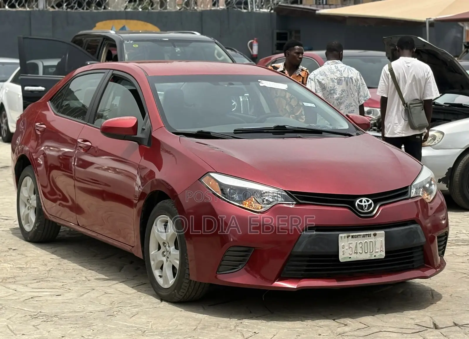 Toyota Corolla 2015 Burgundy