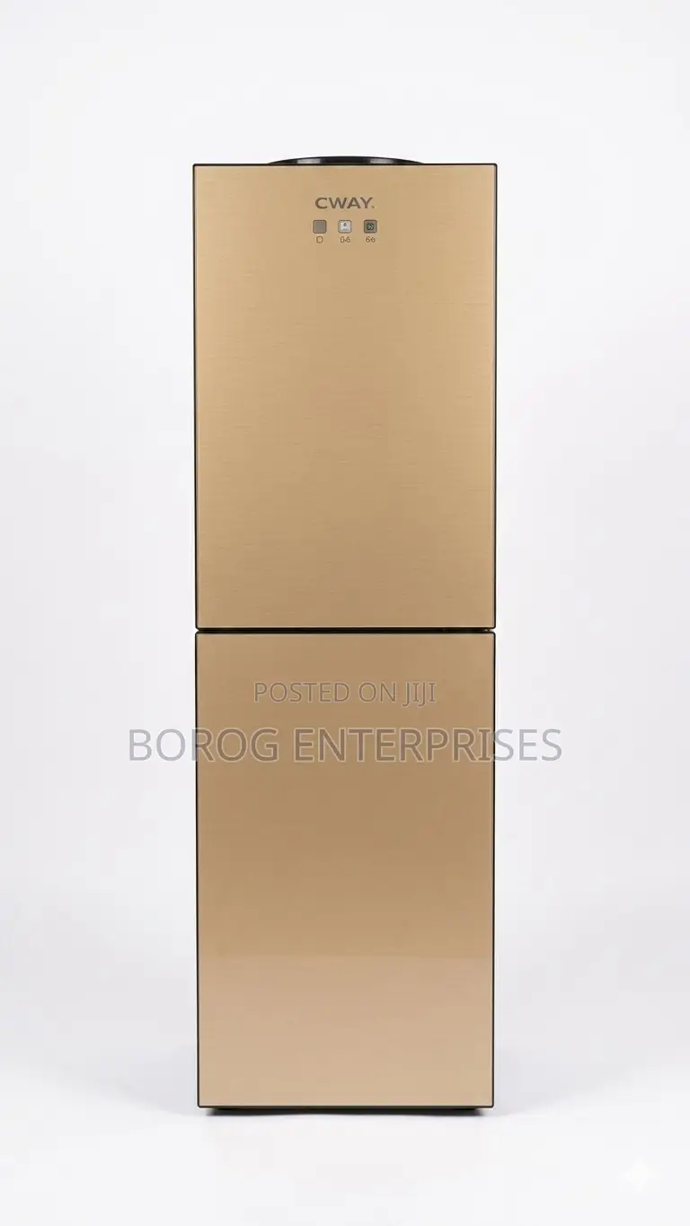Cway 3 Tap Water Dispenser With Cabinet, Gold -By536