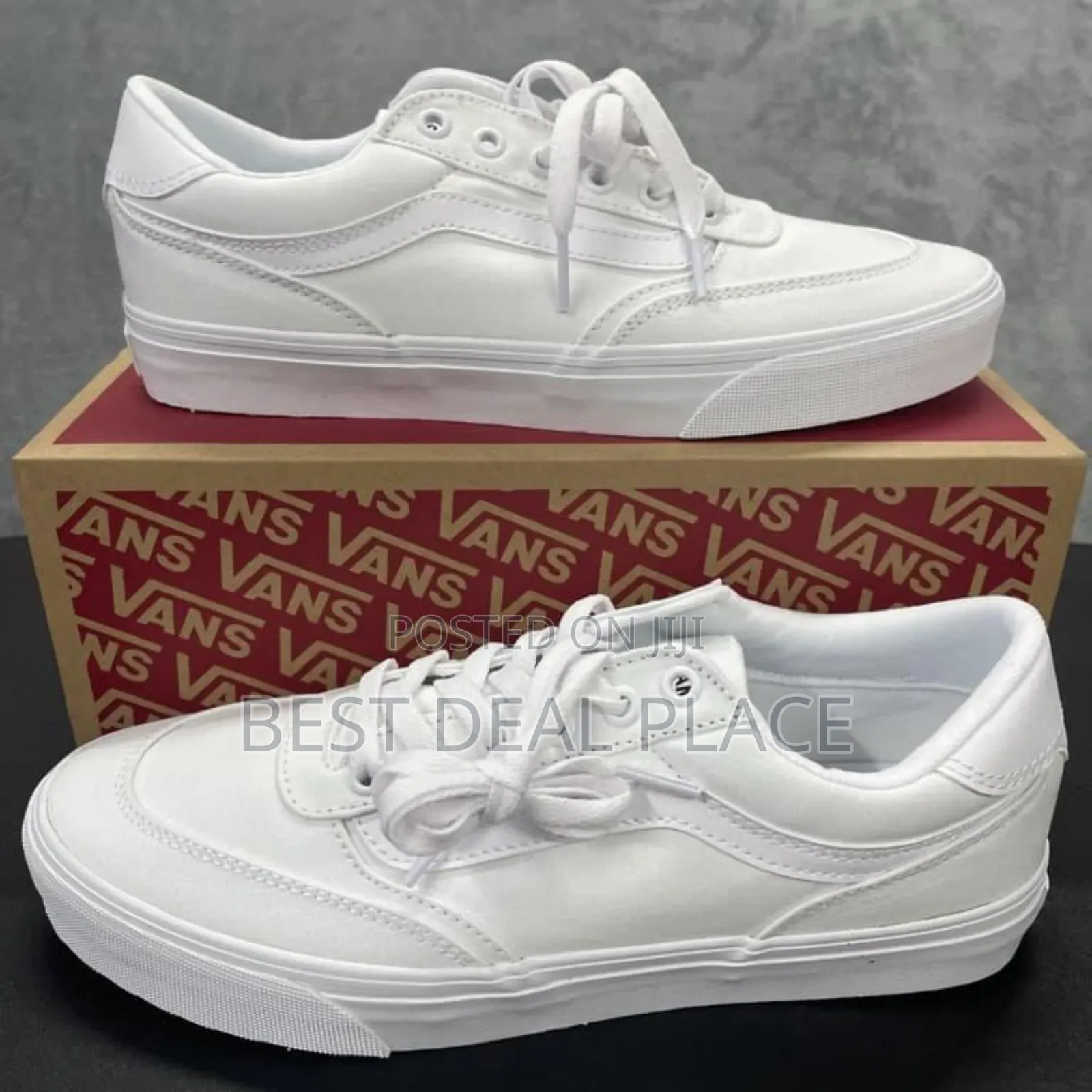 Vans Brooklyn Ls Canvas White Unisex (Original From Usa)