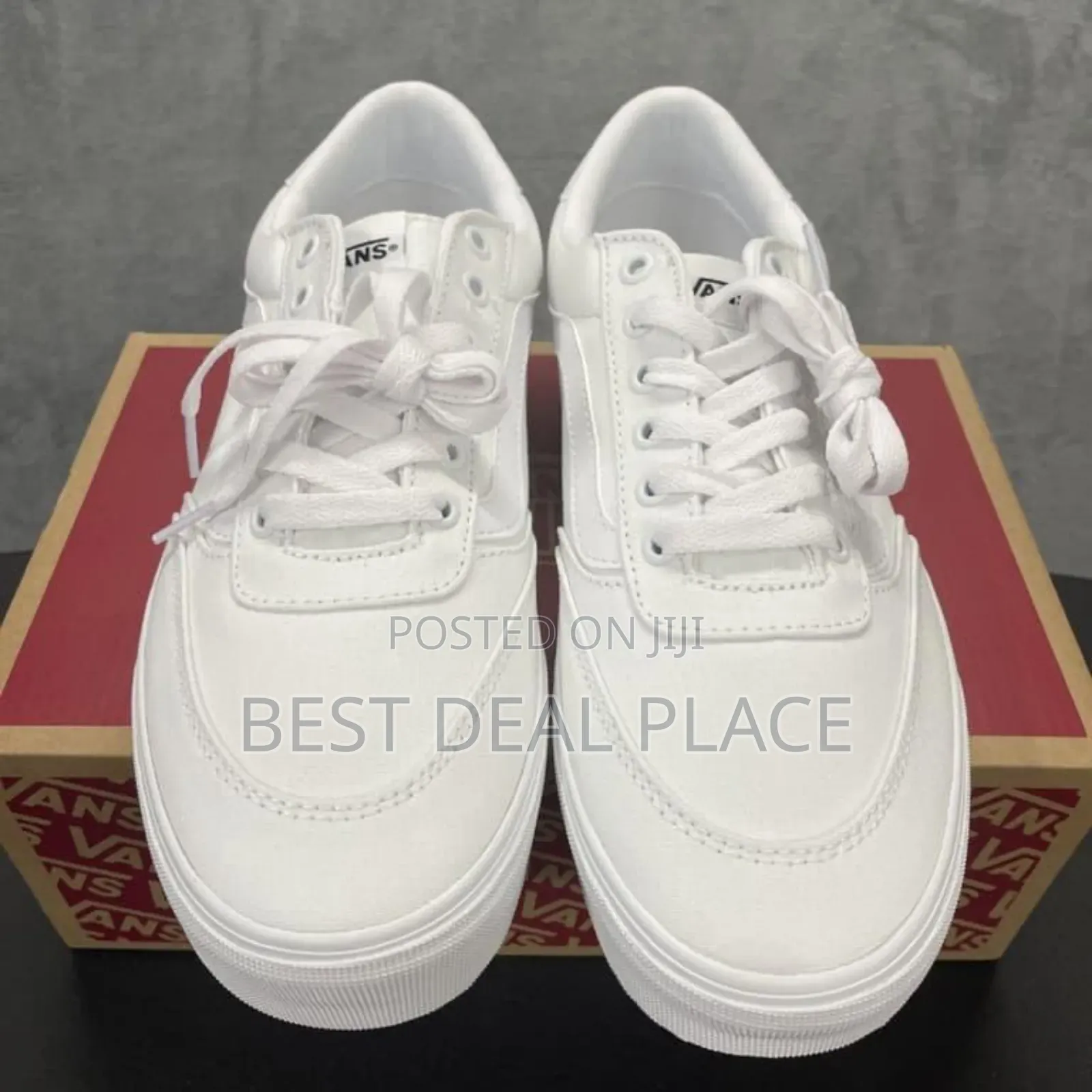 Vans Brooklyn Ls Canvas White Unisex (Original From Usa)