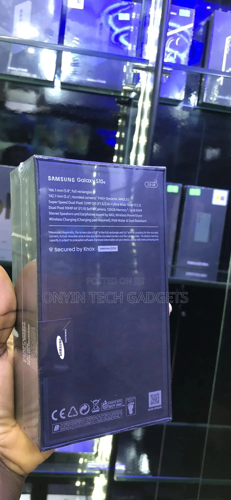 New Samsung Galaxy S10e 128 GB Black