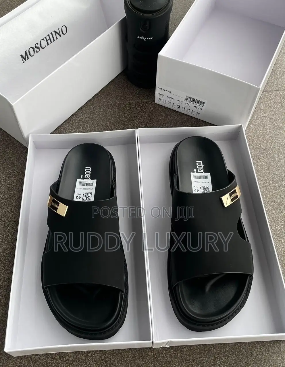 Moschino Luxury Slides
