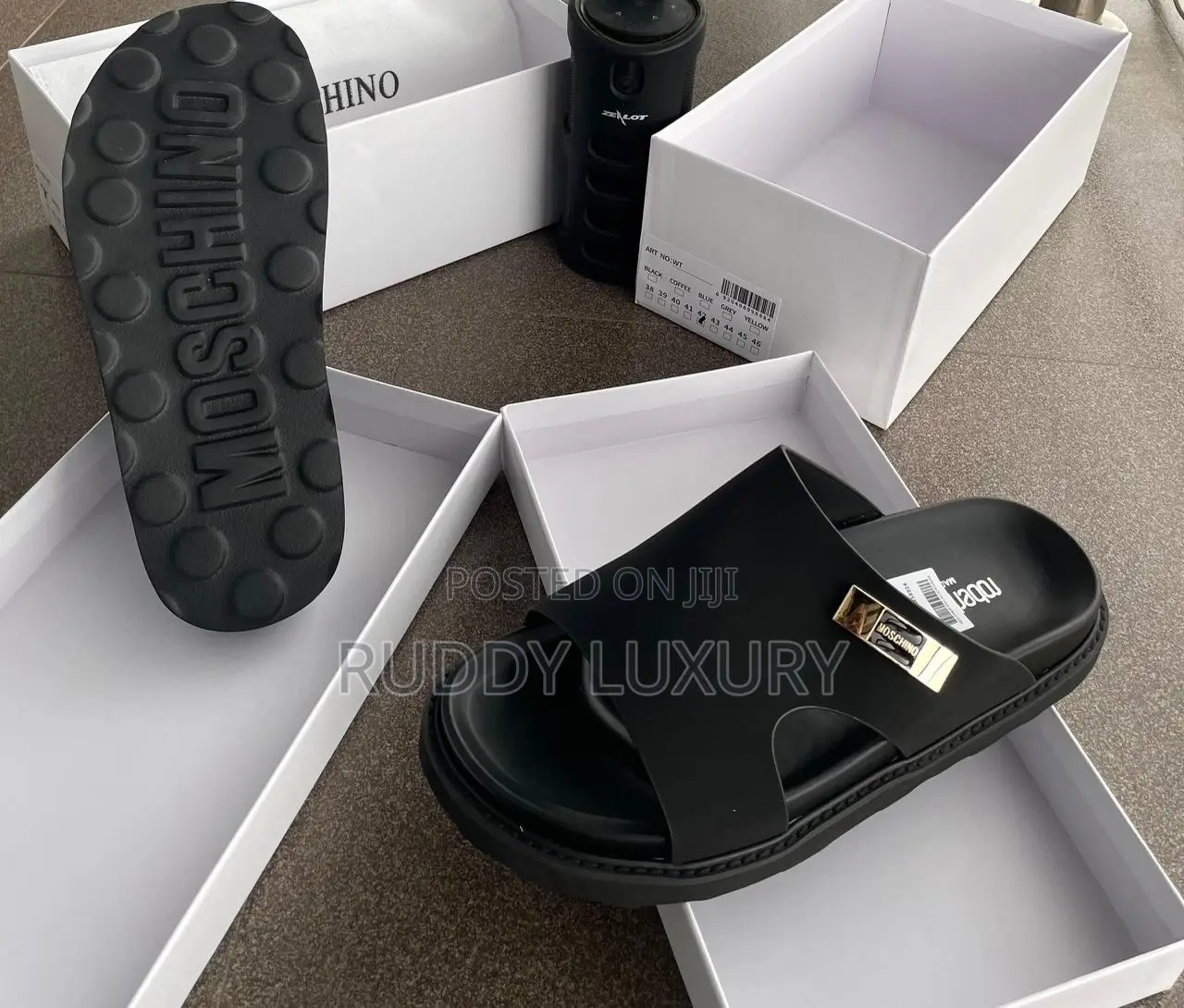 Moschino Luxury Slides