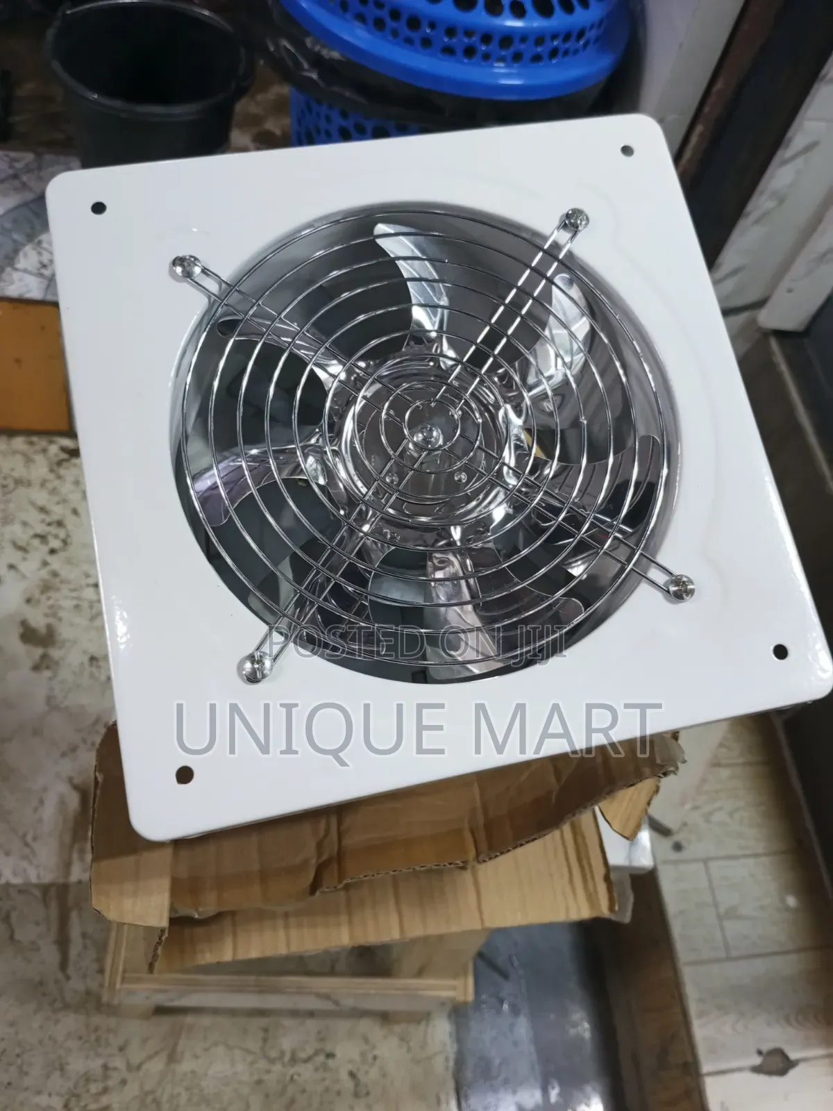 8" Iron Industrial Ventilation Exhaust Window Fan