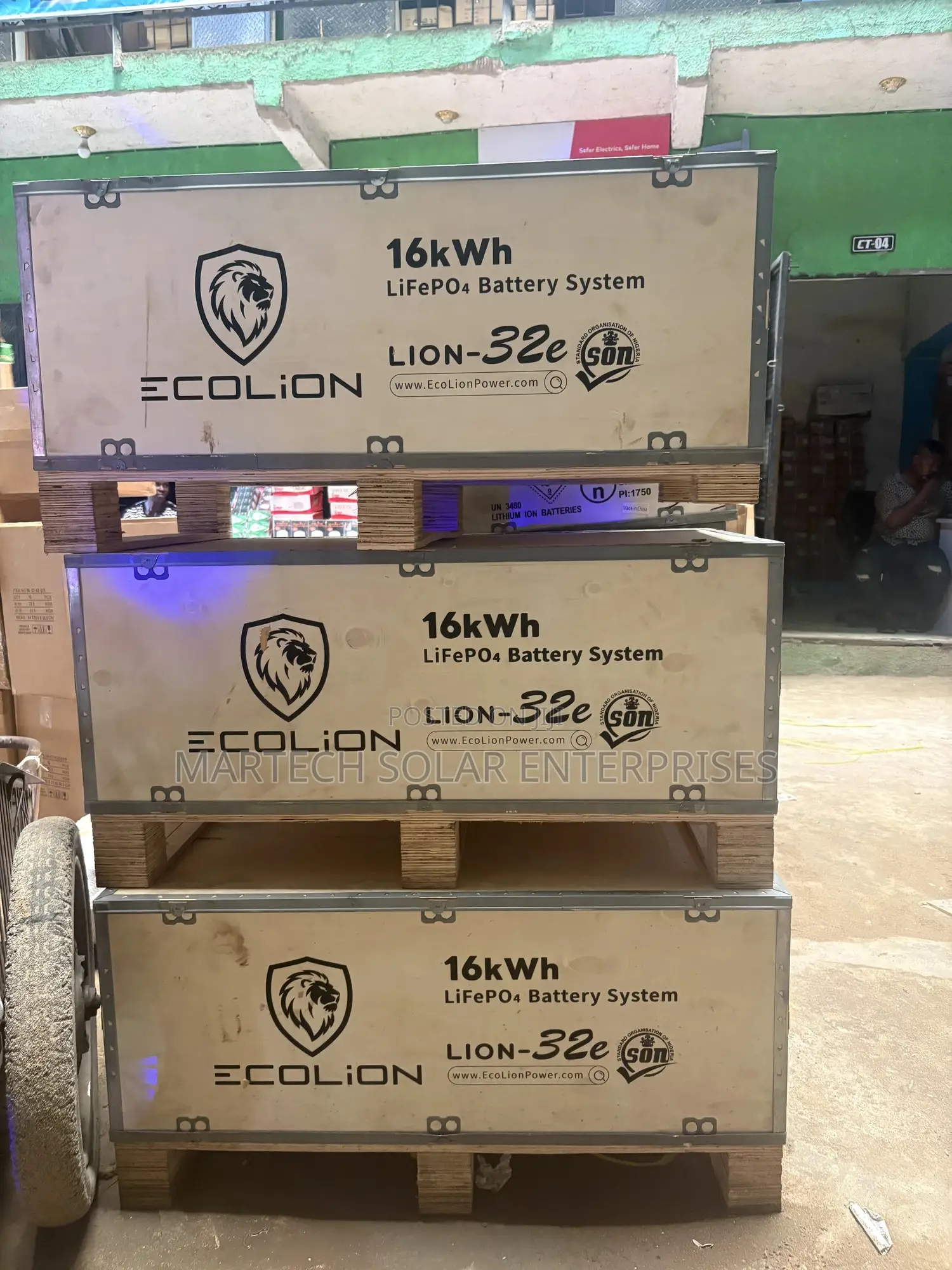 16kwh Eco-Lion 48v Solar Lithium Battery