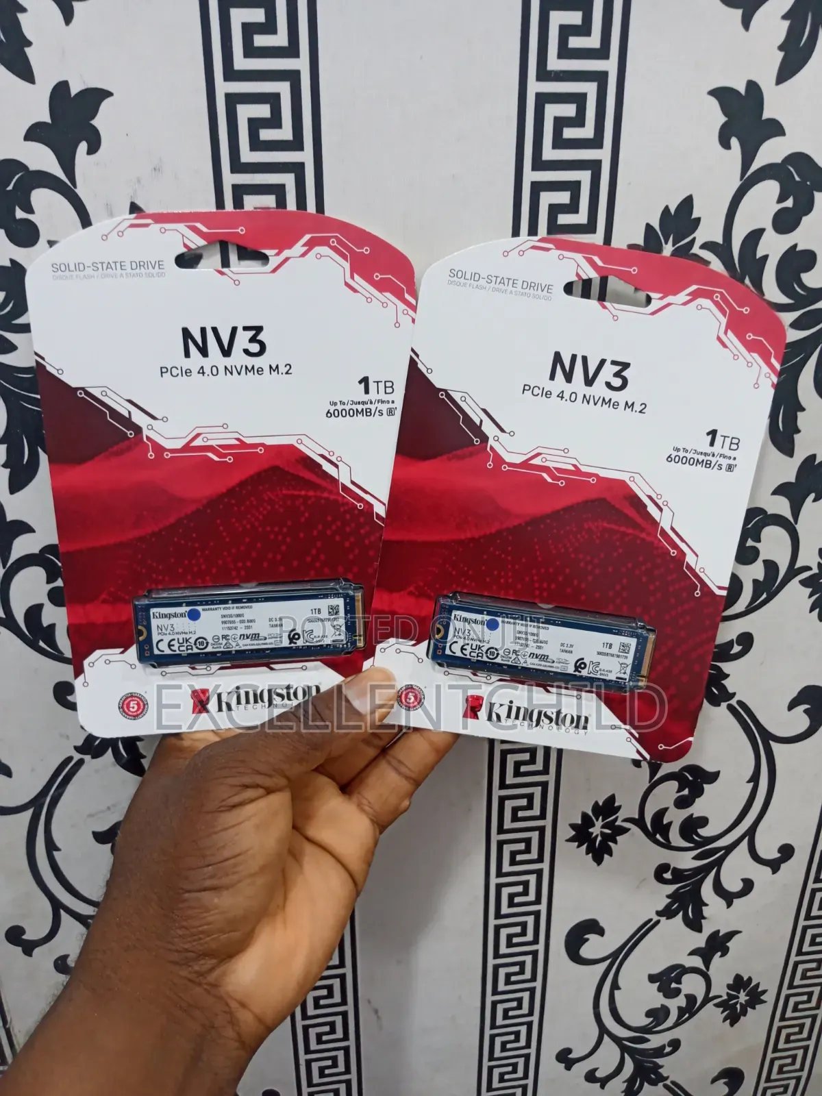 For Storage Kingston 1tb 4.0 Nvme M. 2 Kc3000 Upto 7000mb/S