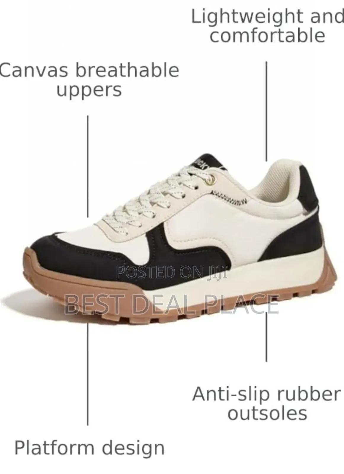 Lucky Step Rugged Durable Classic Women Trainers (Original From Uk)
