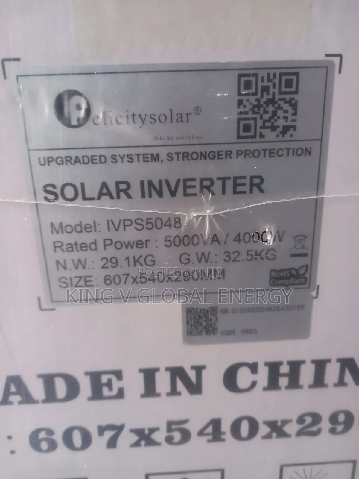 Felicity Solar 5kva 48v Ivps Inverter