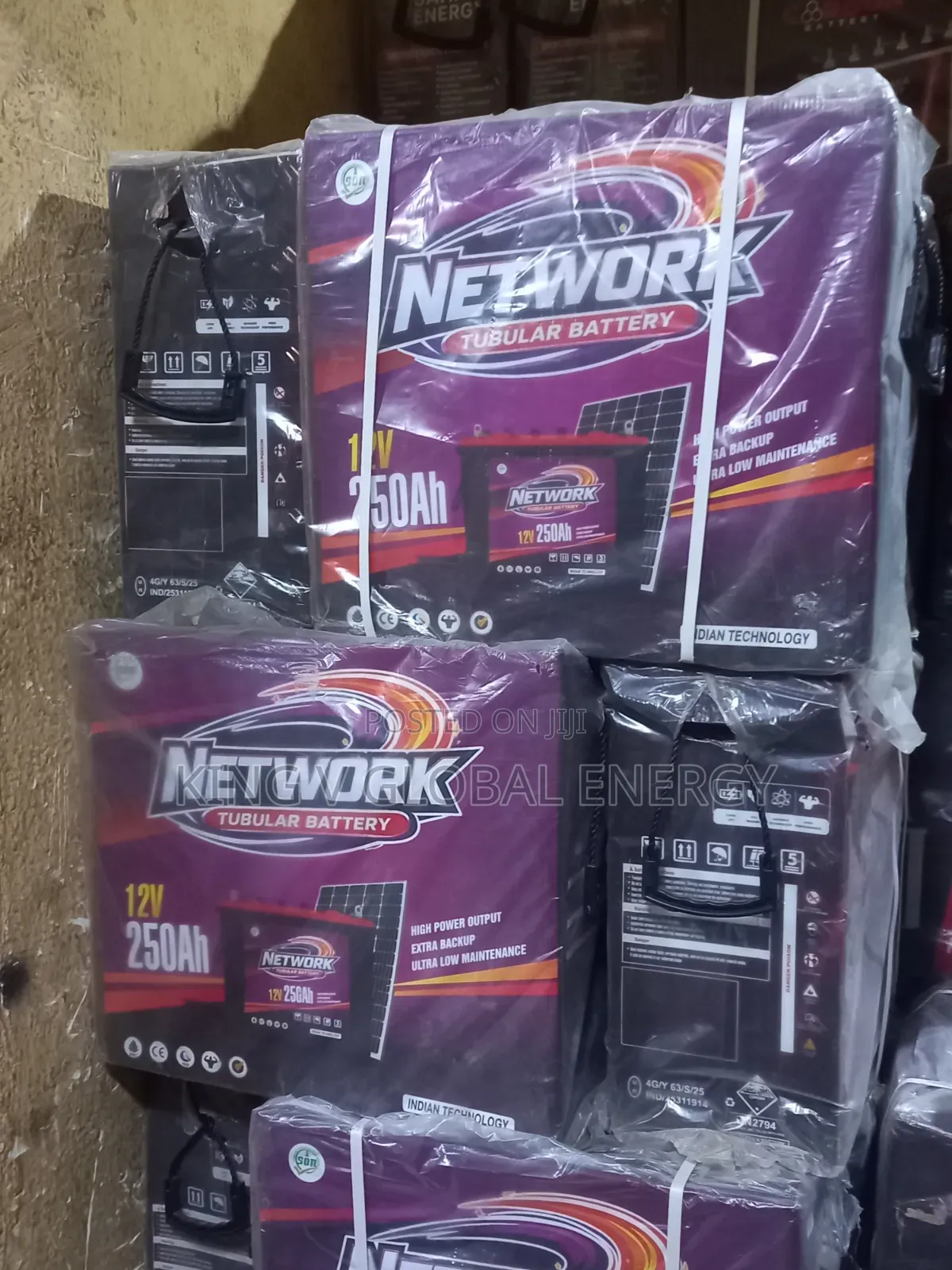 Network 250ah 12v Tall Tubular Battery
