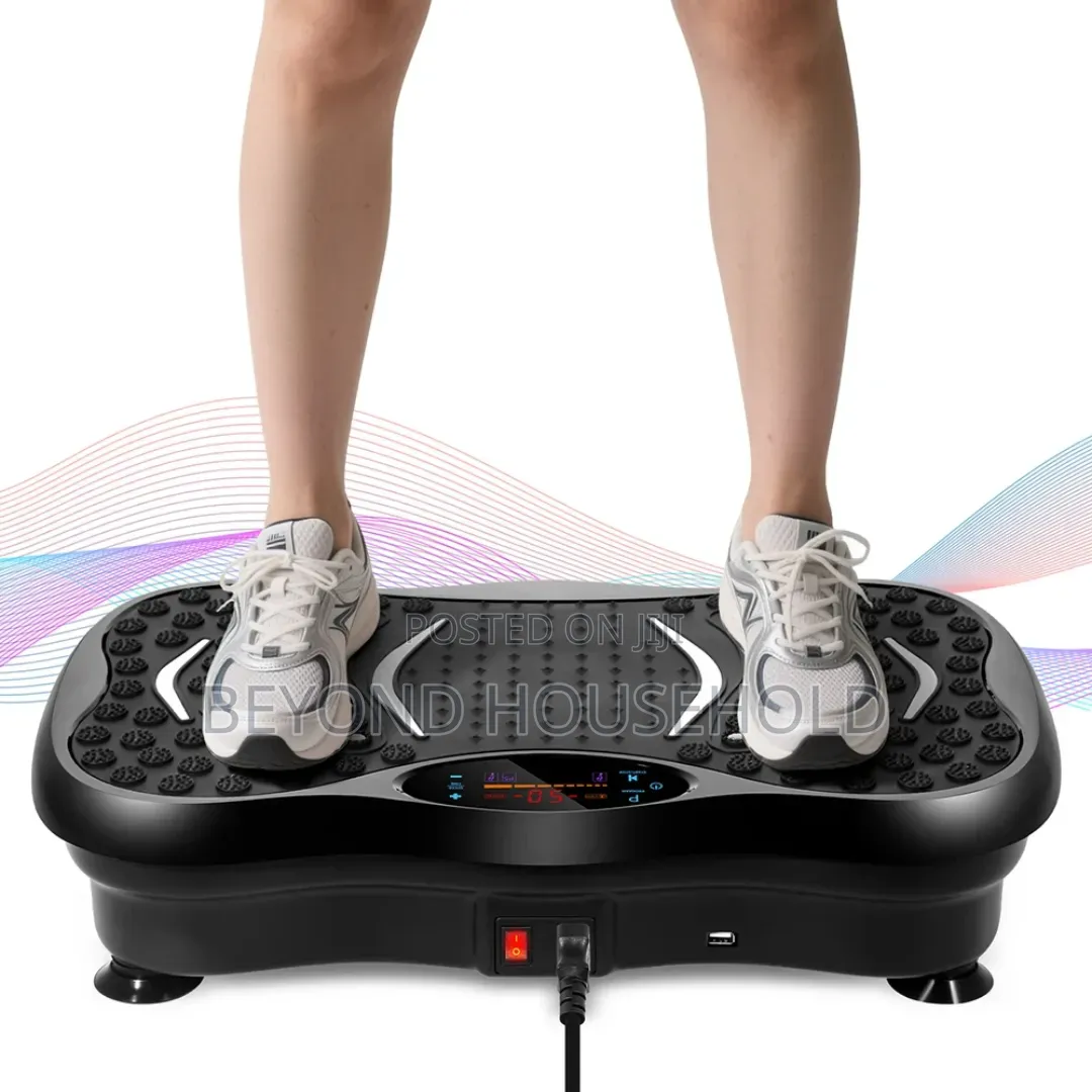 Ultra-Slim Body Vibration Plate – Full Body Fitness Massage Machine