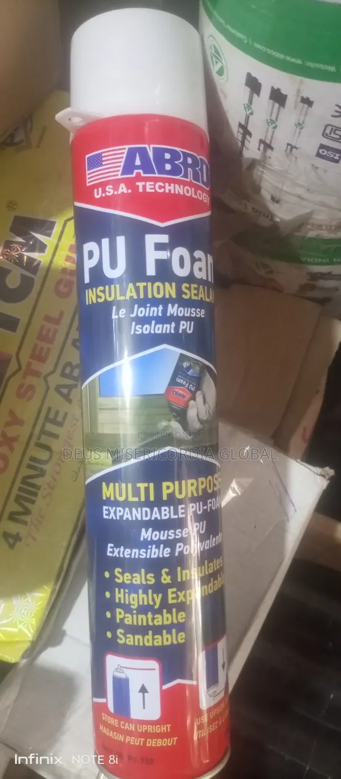 Abro Pu Gum Insulation Sealant