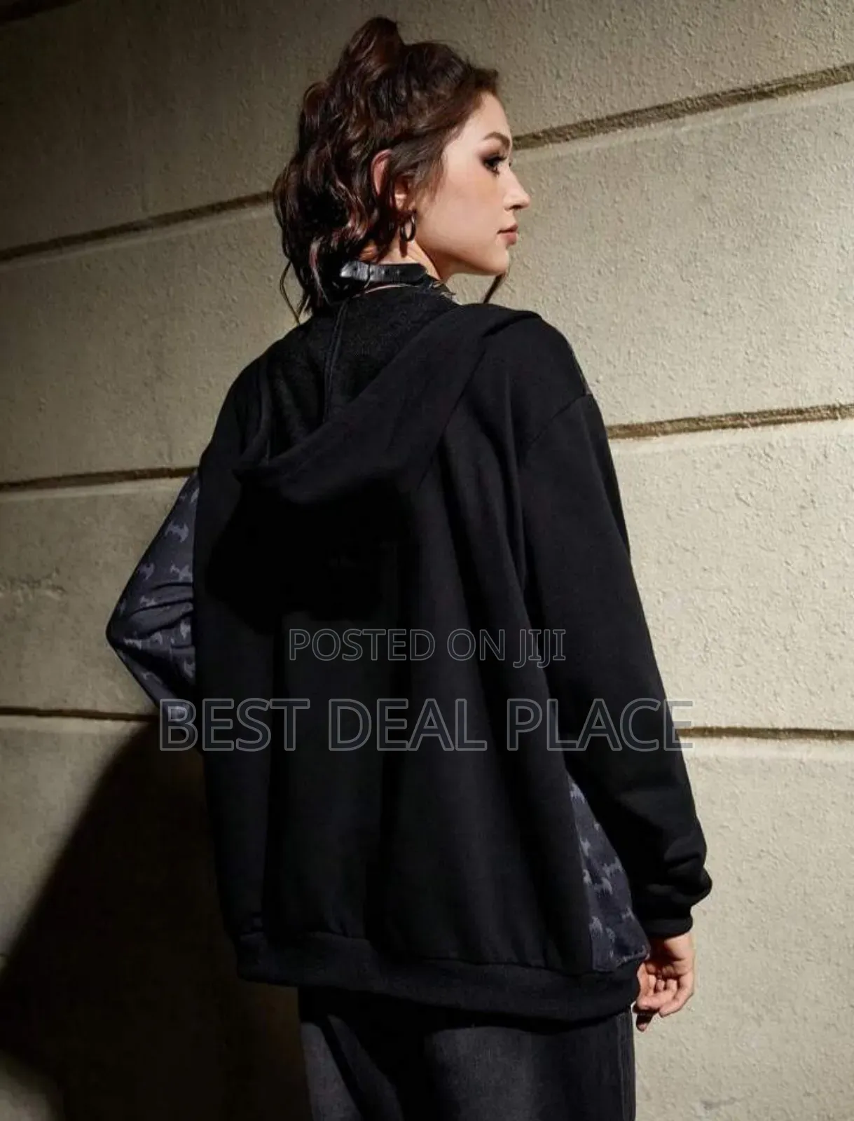 Batman Cartoon Graphic Zip Up Drawstring Hoodie Original From Uk