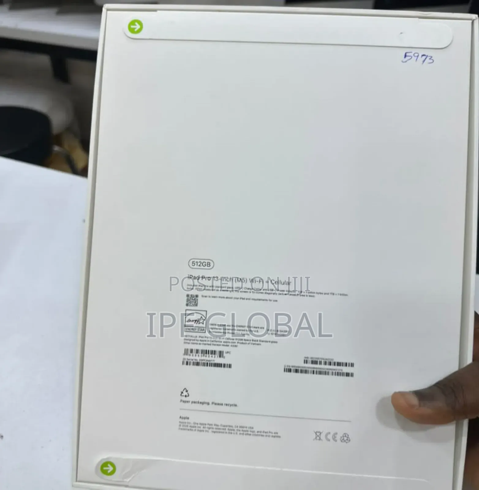 New Apple iPad Pro 512 GB Black
