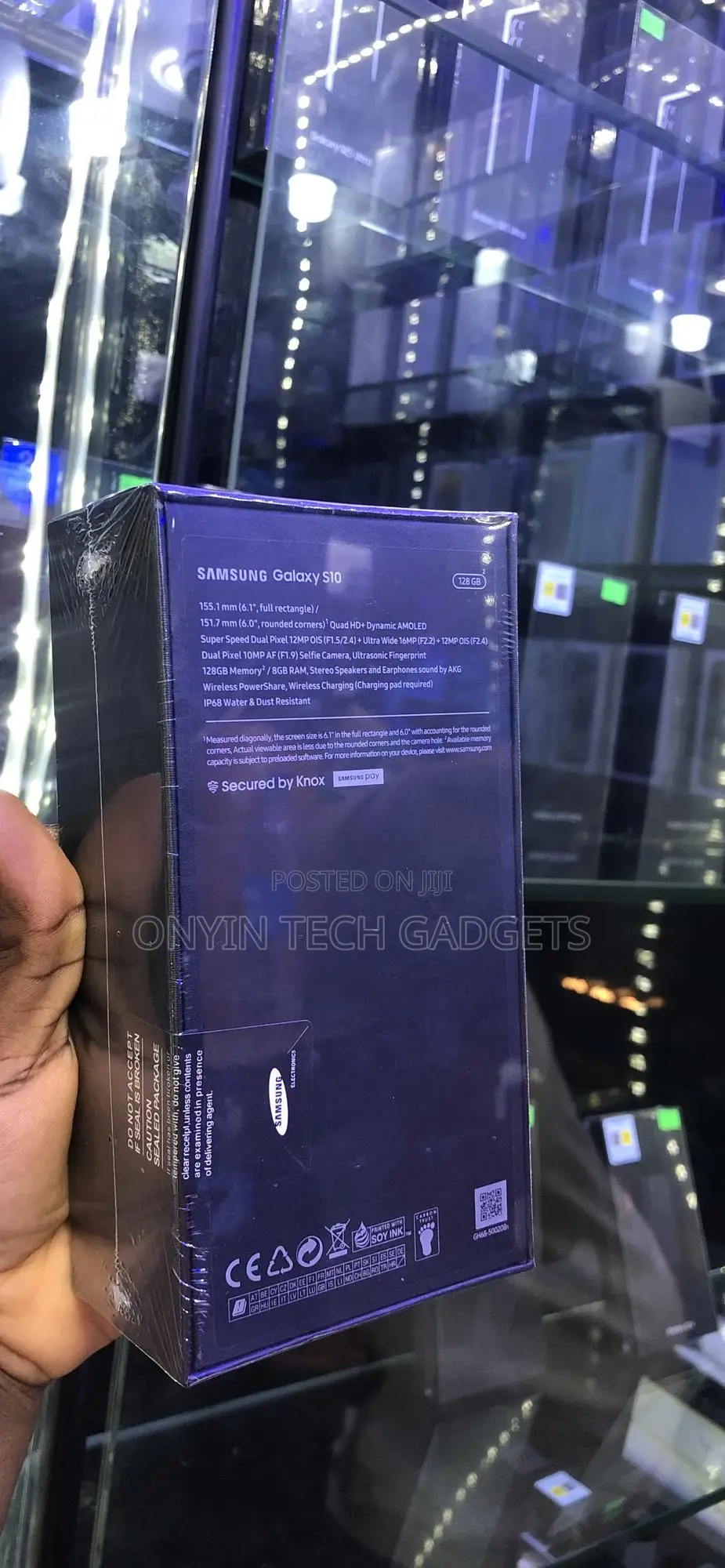 New Samsung Galaxy S10 128 GB Blue
