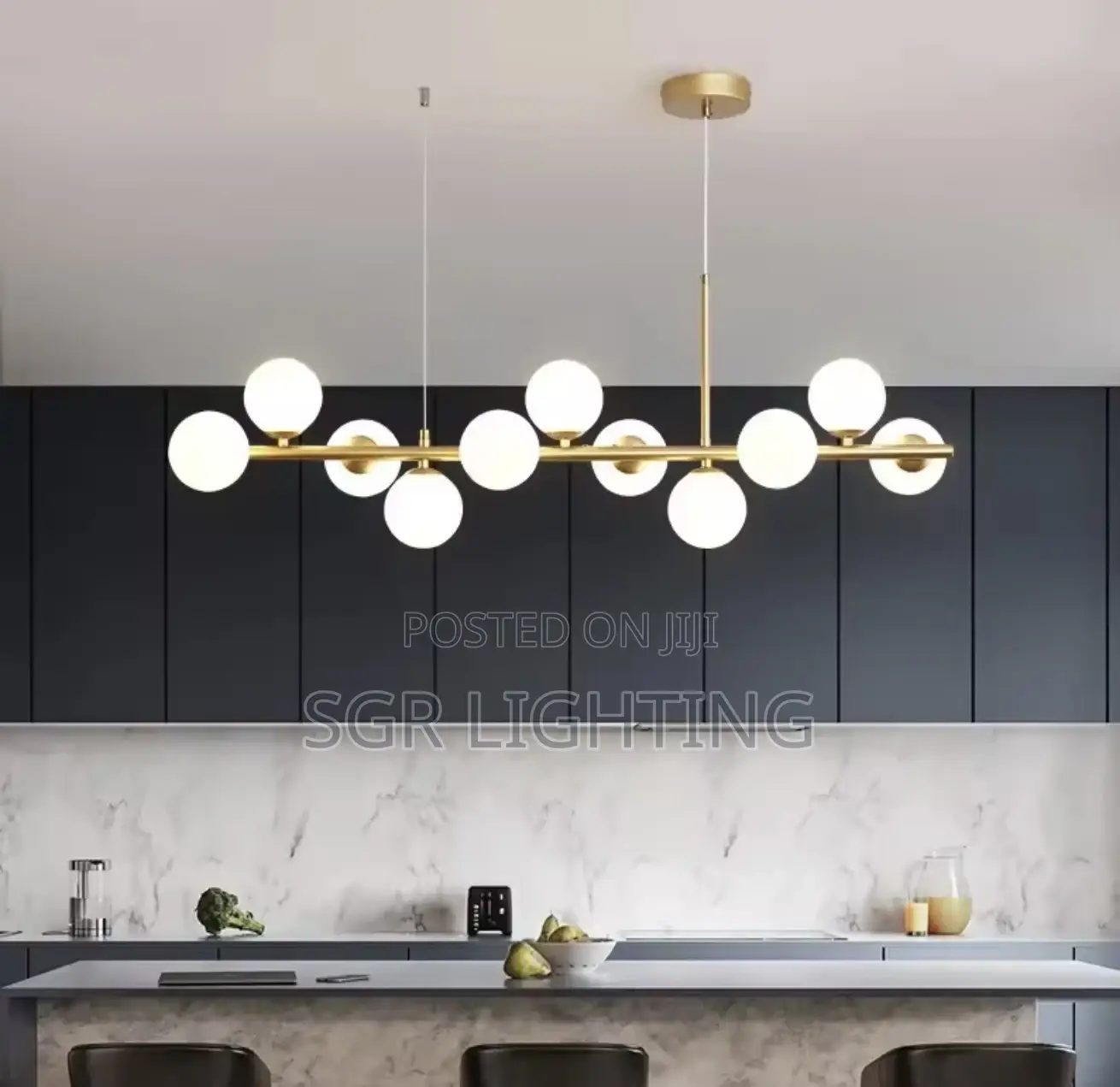 Modern Glass Ball Ceiling Chandelier