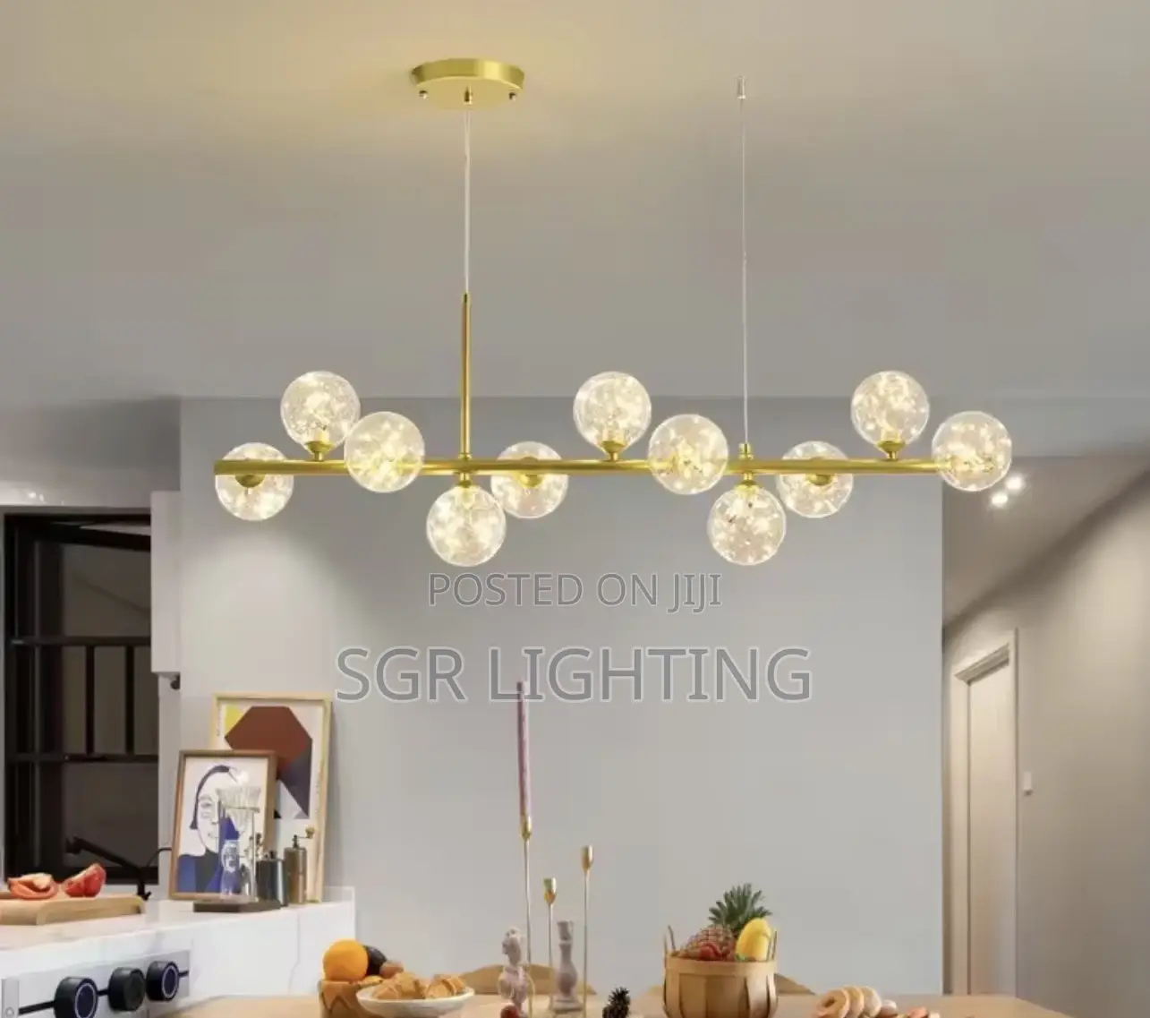Modern Glass Ball Ceiling Chandelier