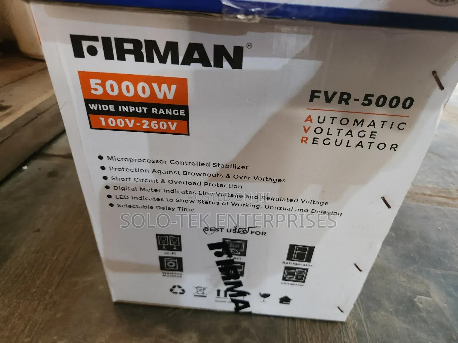 Firman Stabilizer 5000watts