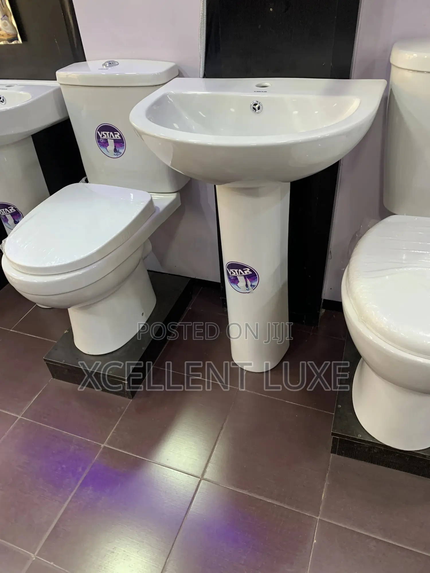 Vstar Wc Set With Wash Hand Basin