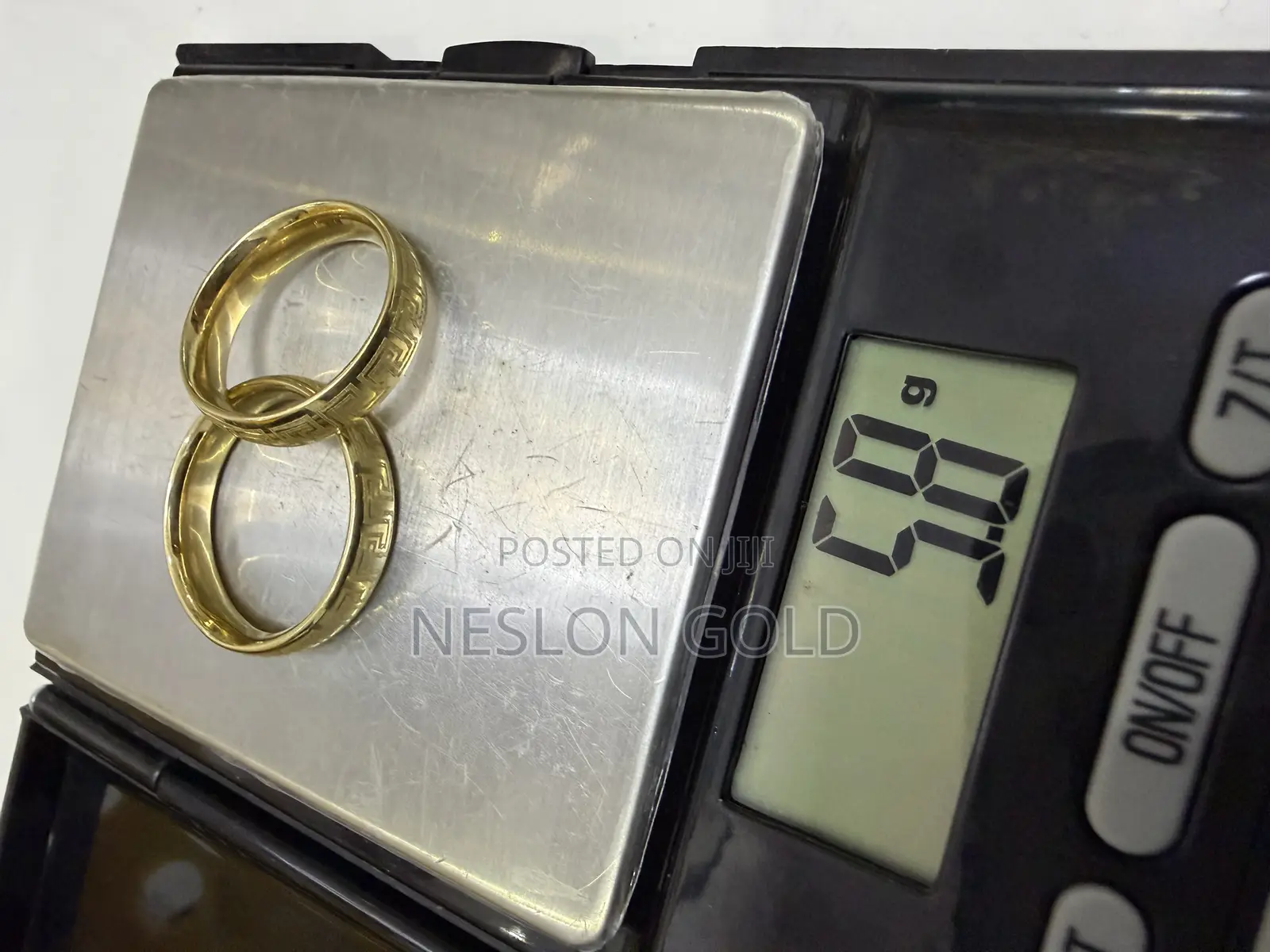 Italy 750 Tested 18karat Gold Wedding Bands