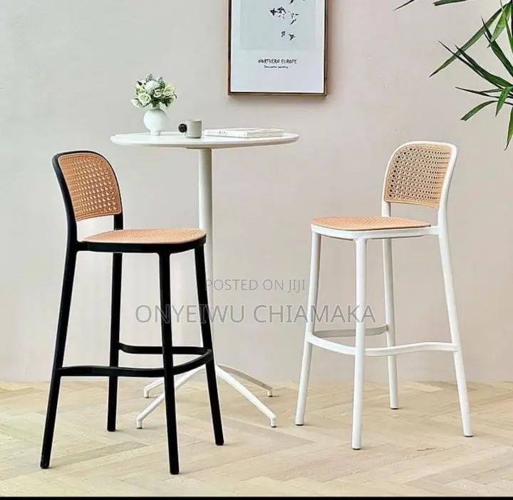 Modern Bar Table With 2 High Chairs – Stylish Kitchen Cafe Set