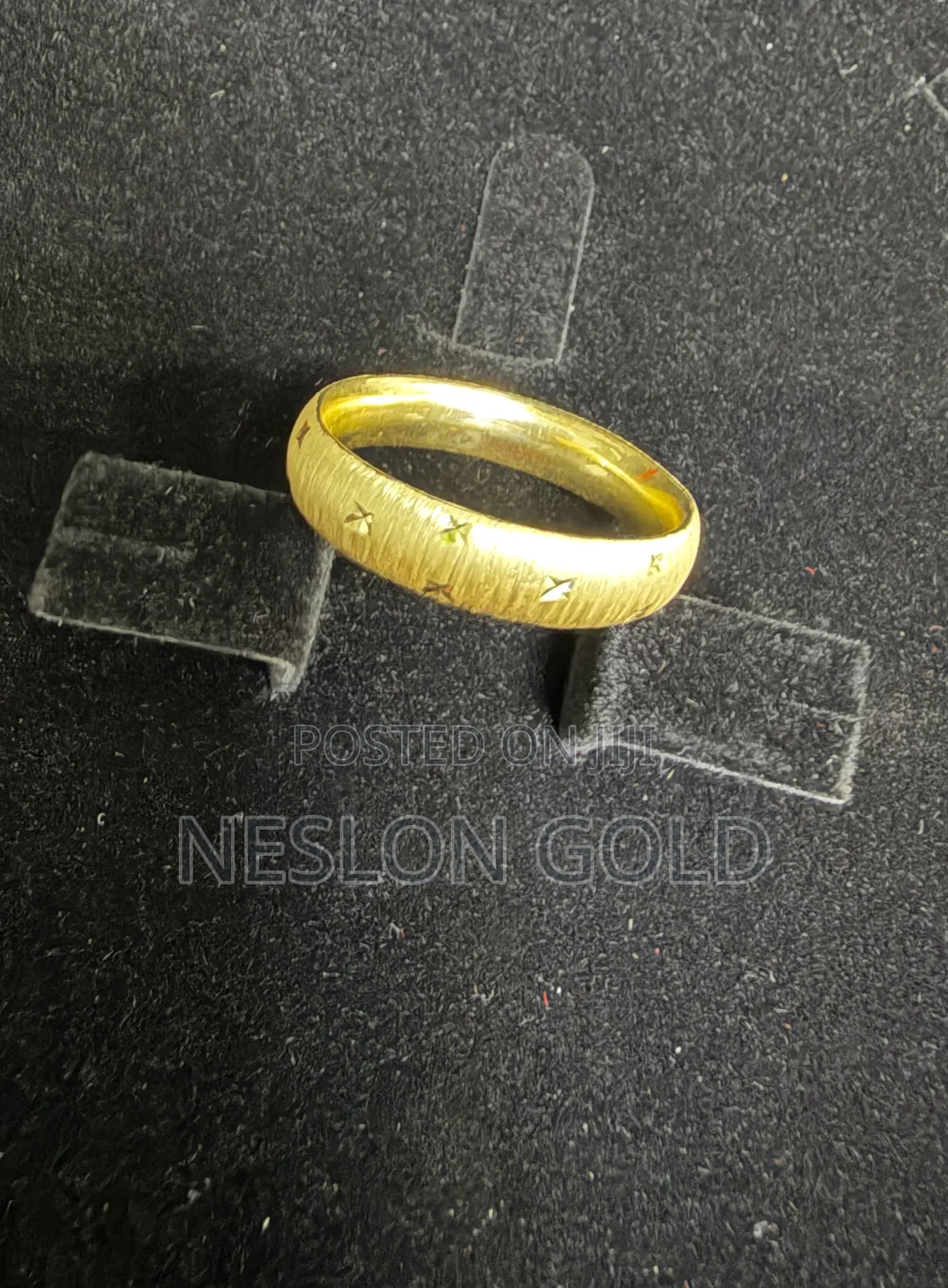 Italy 750 Tested 18karat Pure Gold Wedding Ring Set