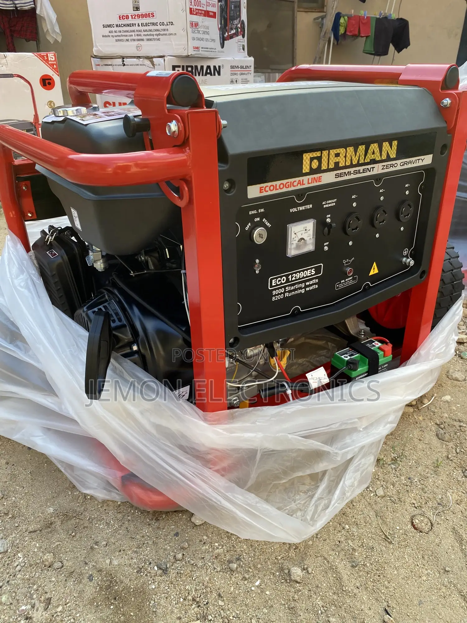Enjoy Constant Light With Fireman 10kva Generator