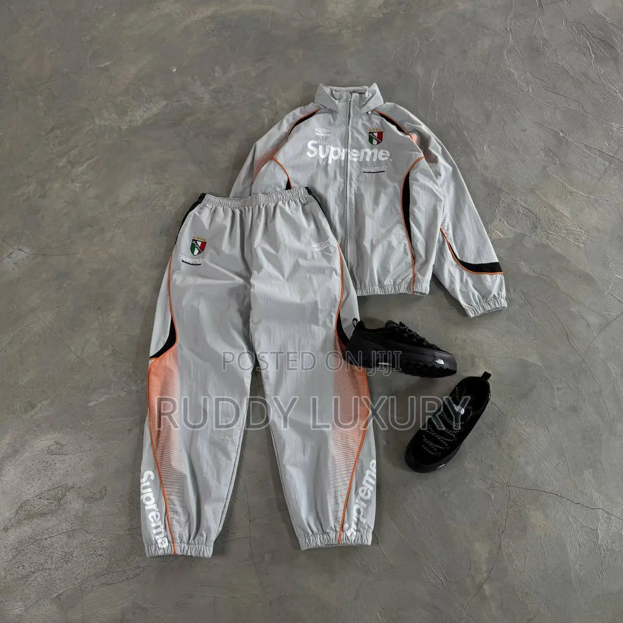Supreme X Umbro Tracksuit Grey