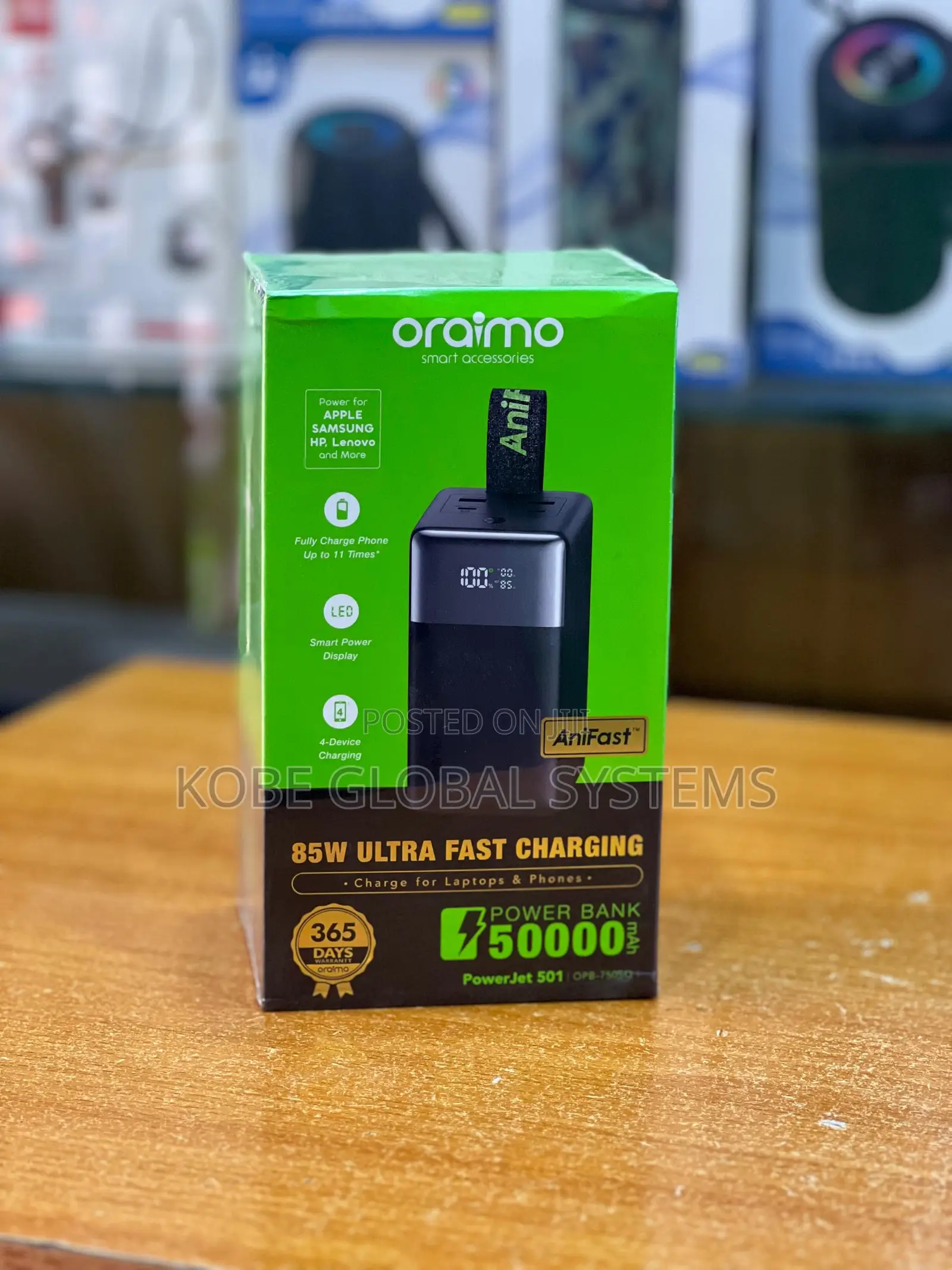 New Oraimo 50000 Mah Capacity Powerbank