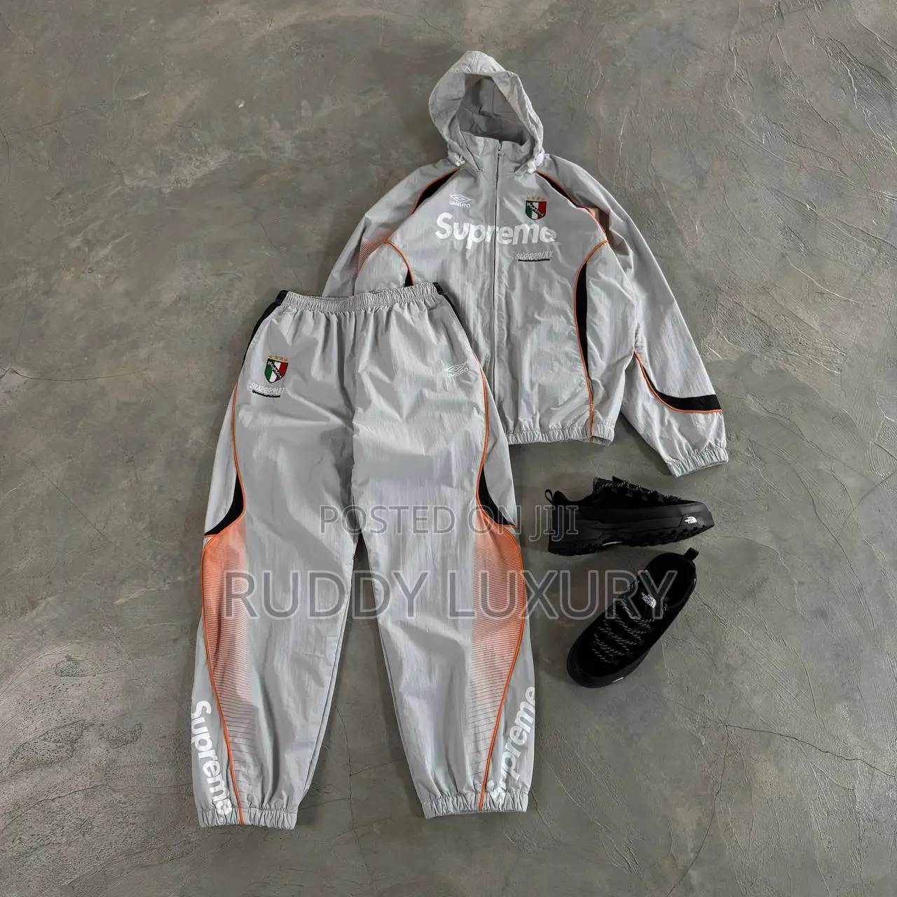 Supreme X Umbro Tracksuit Grey