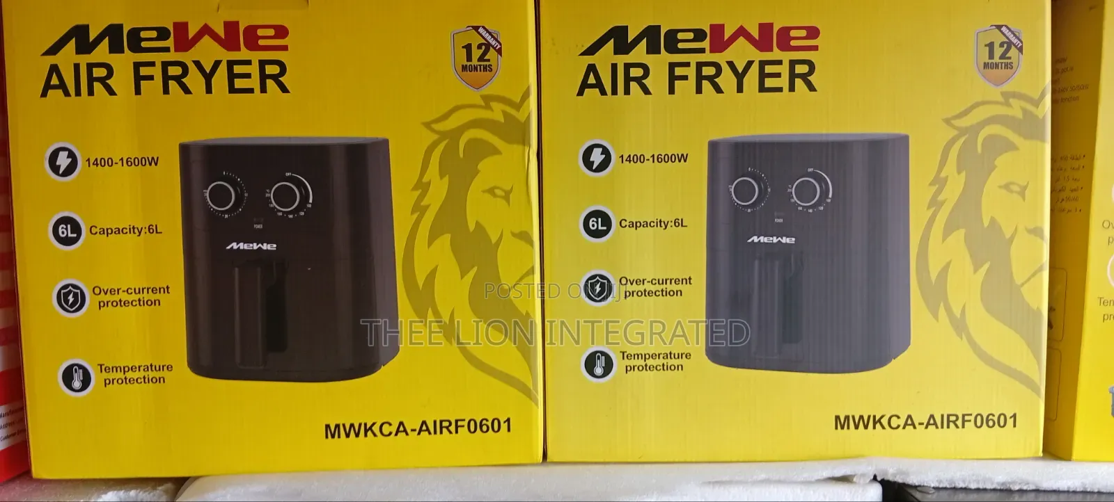 Brand New Mewe 8l Air Fryer - Mwkca-Airf0801