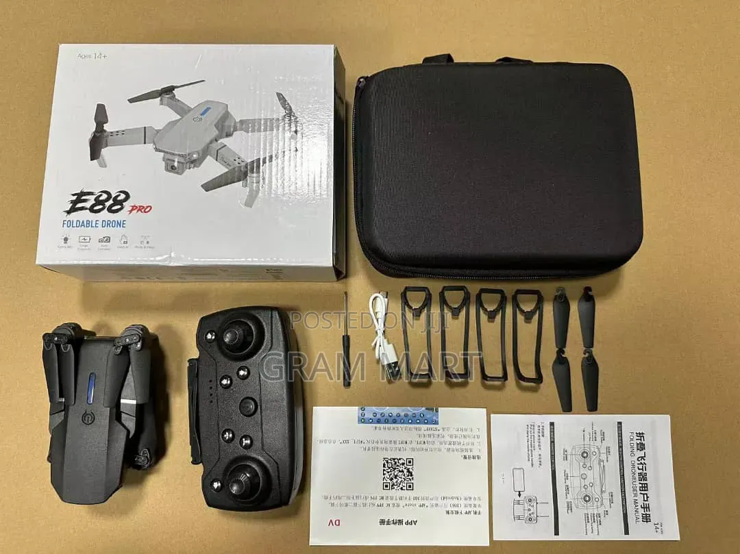 E88 Pro Foldable Drone (Quadcopter)