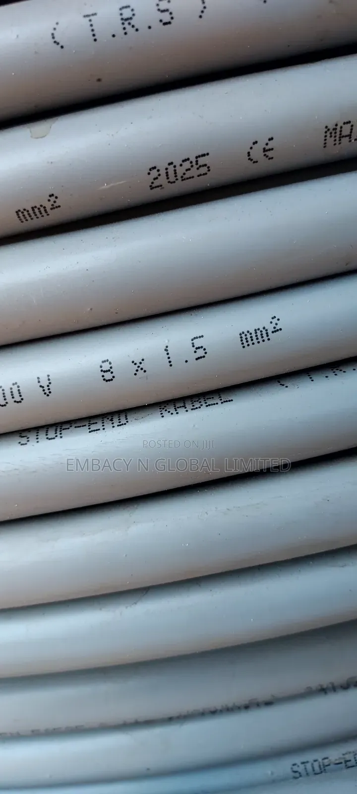 Control Cable 1.5mm 8core Flexible Cable Pure Copper
