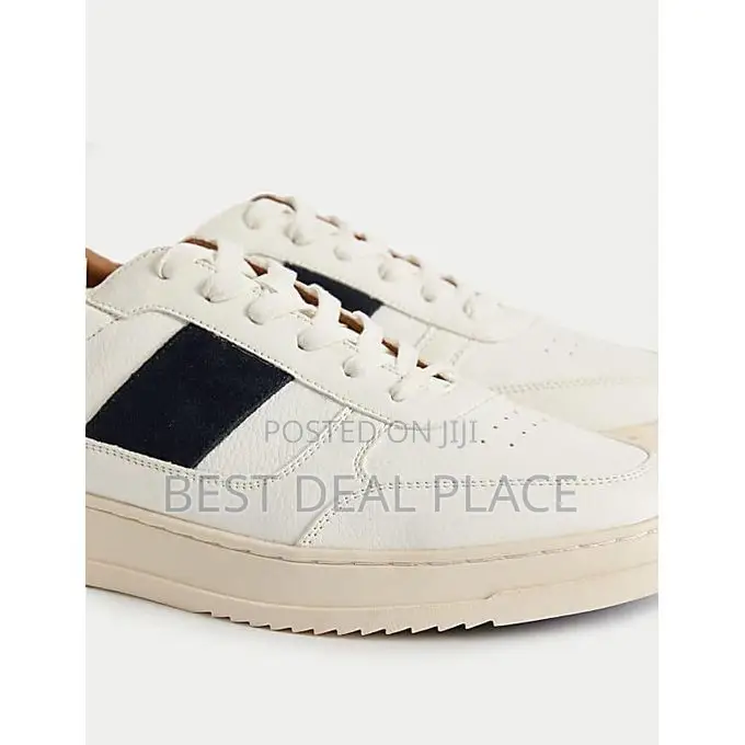Mark And Spencer Lace Up Retro Court Unisex Trainers Uk Orginals