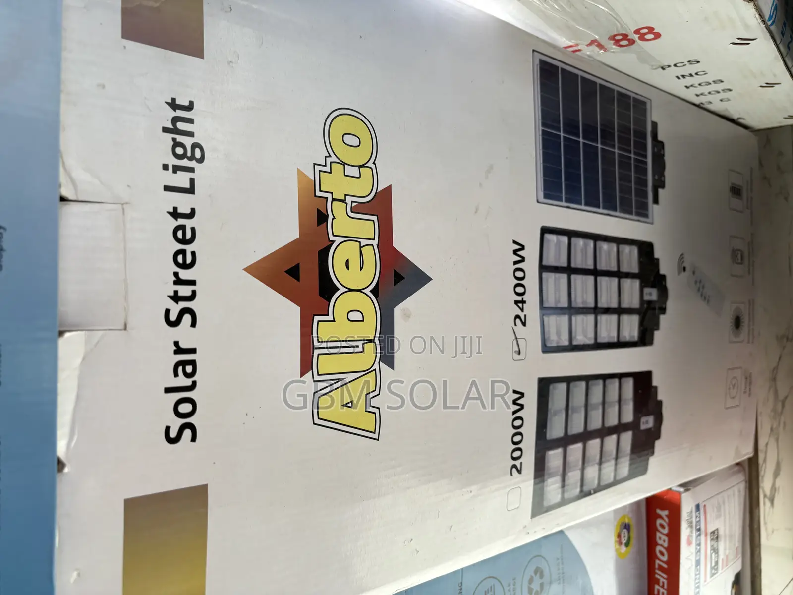 Alberto 2400w Solar Street Light With High-Efficiency Mono Panel