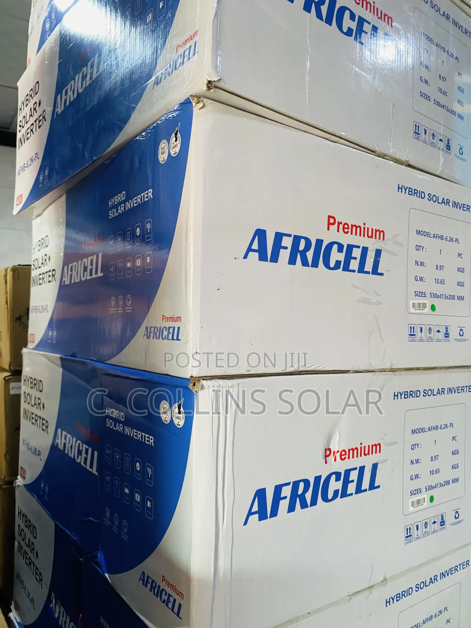 6.2kva Africell Hybrid Inverter