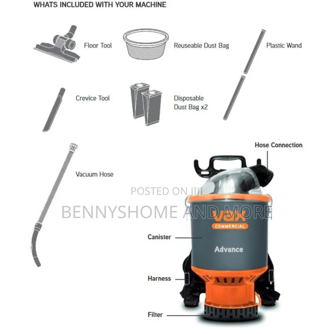 Vax Advance Commercial Backpack Vacuum