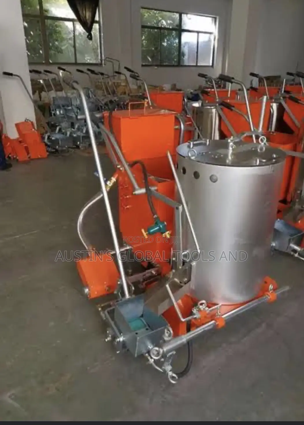 Hand-Push Thermoplastic Road Marking Machine