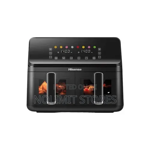 Hisense Air Fryer 8l 2700w Dual Basket H08bk2s1