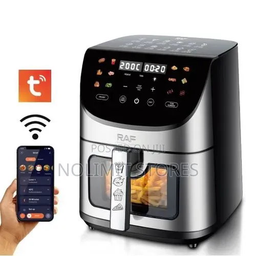 Raf 1700w Smart Air Fryer 8l With Mobile App Control