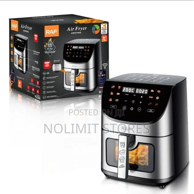 Raf 1700w Smart Air Fryer 8l With Mobile App Control