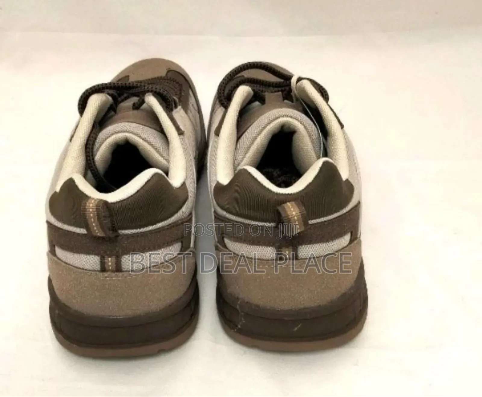 Cotton Traders Rugged Men's Brown Beige Lace Up Shoe Original From Uk