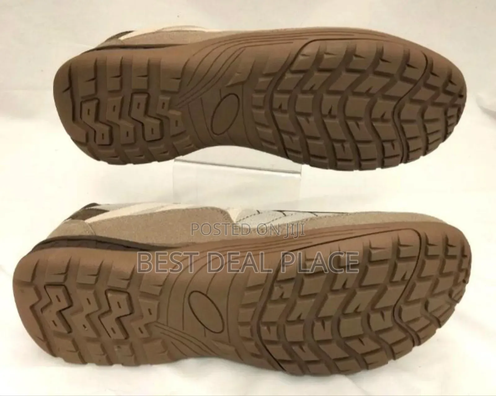 Cotton Traders Rugged Men's Brown Beige Lace Up Shoe Original From Uk