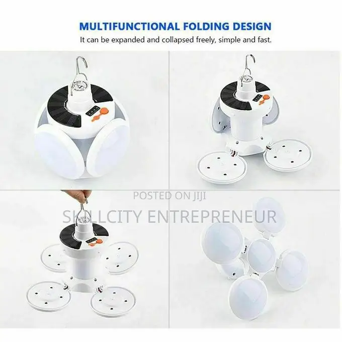 Collapsible Rechargeable Solar Lantern